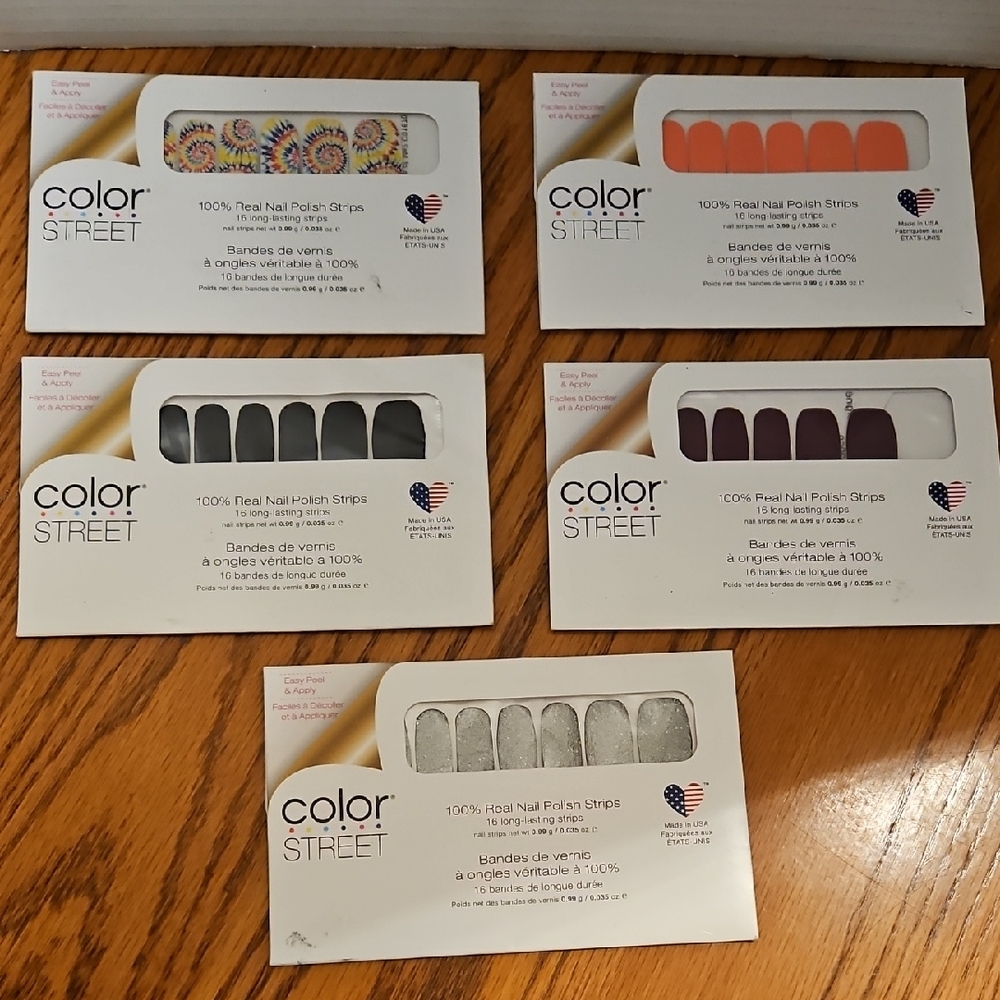 Color Street Vibrant Nail Polish Strips Collection